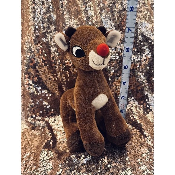 Rudolph The Red Nosed Reindeer Plush Stuffed Animal 11” P11 - Picture 2 of 5